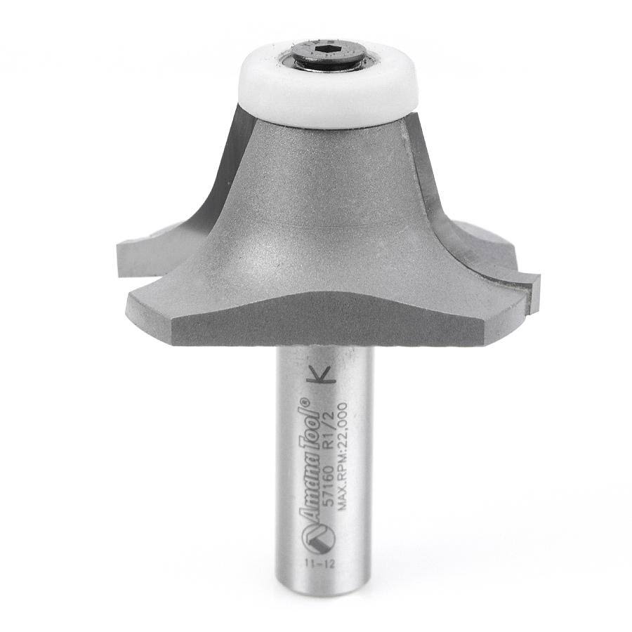 Carbide Tipped Undermount Bowl Solid Surface 2-1/8 Dia x 1 inch x 17 Deg x 1/2 Shank C27967