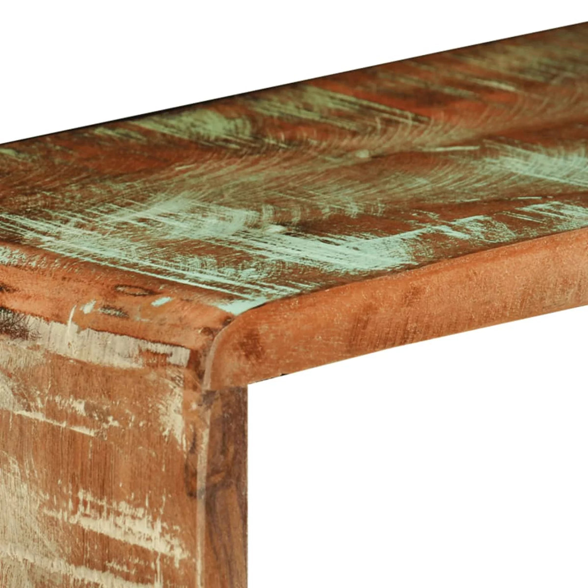 3 Piece Solid Reclaimed Wood Wall Cube Shelf Set J912