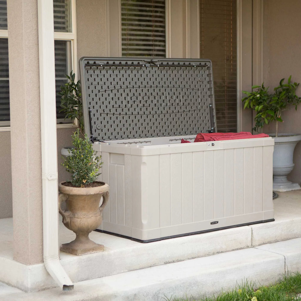 Heavy-Duty 116 Gallon Plastic Deck Box V3167