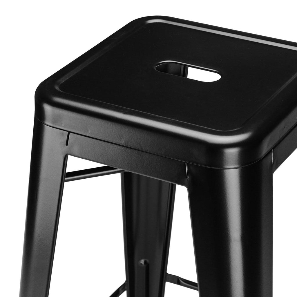 Black Bar Stool Set of 4 A7721