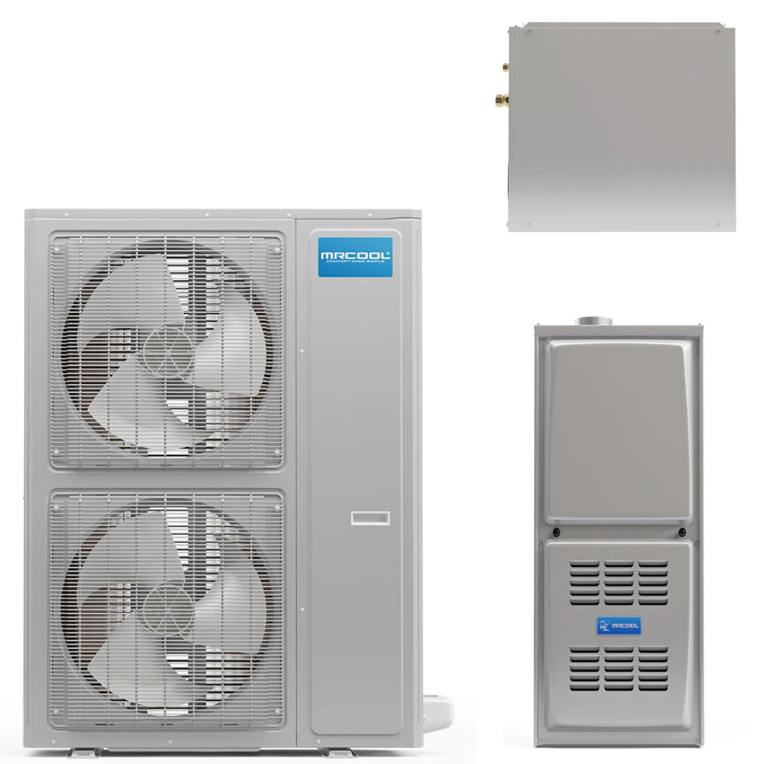 4-5 Ton Central Air Conditioner and 80% AFUE Gas Furnace Split System U587