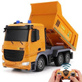 Remote Control Dump Truck Toy with Blue Warning Lights V828