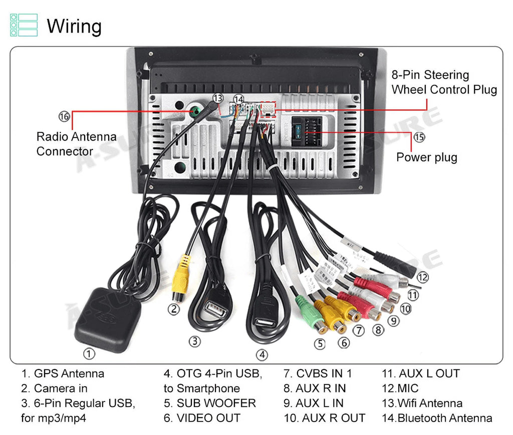 Android 13 Car Stereo with Wireless CarPlay GPS X429
