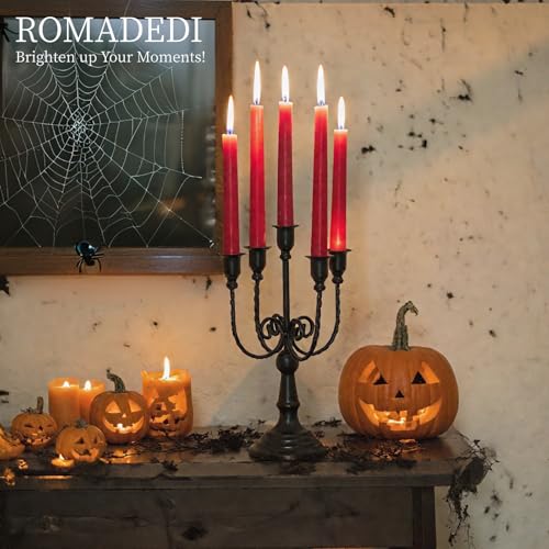 Black 3 Arm Candelabra Set of 6 D633543