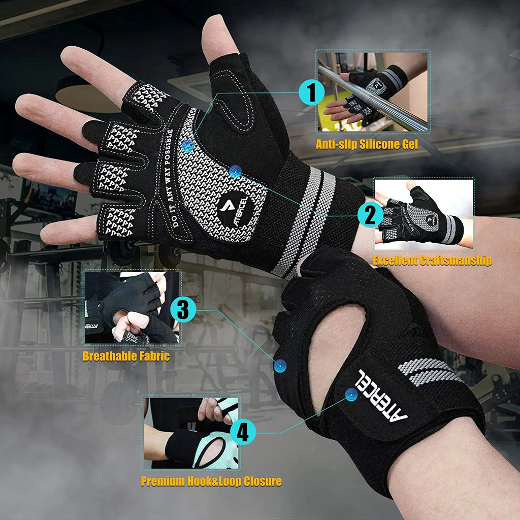 Breathable Workout Gloves with Wrist Support L8871