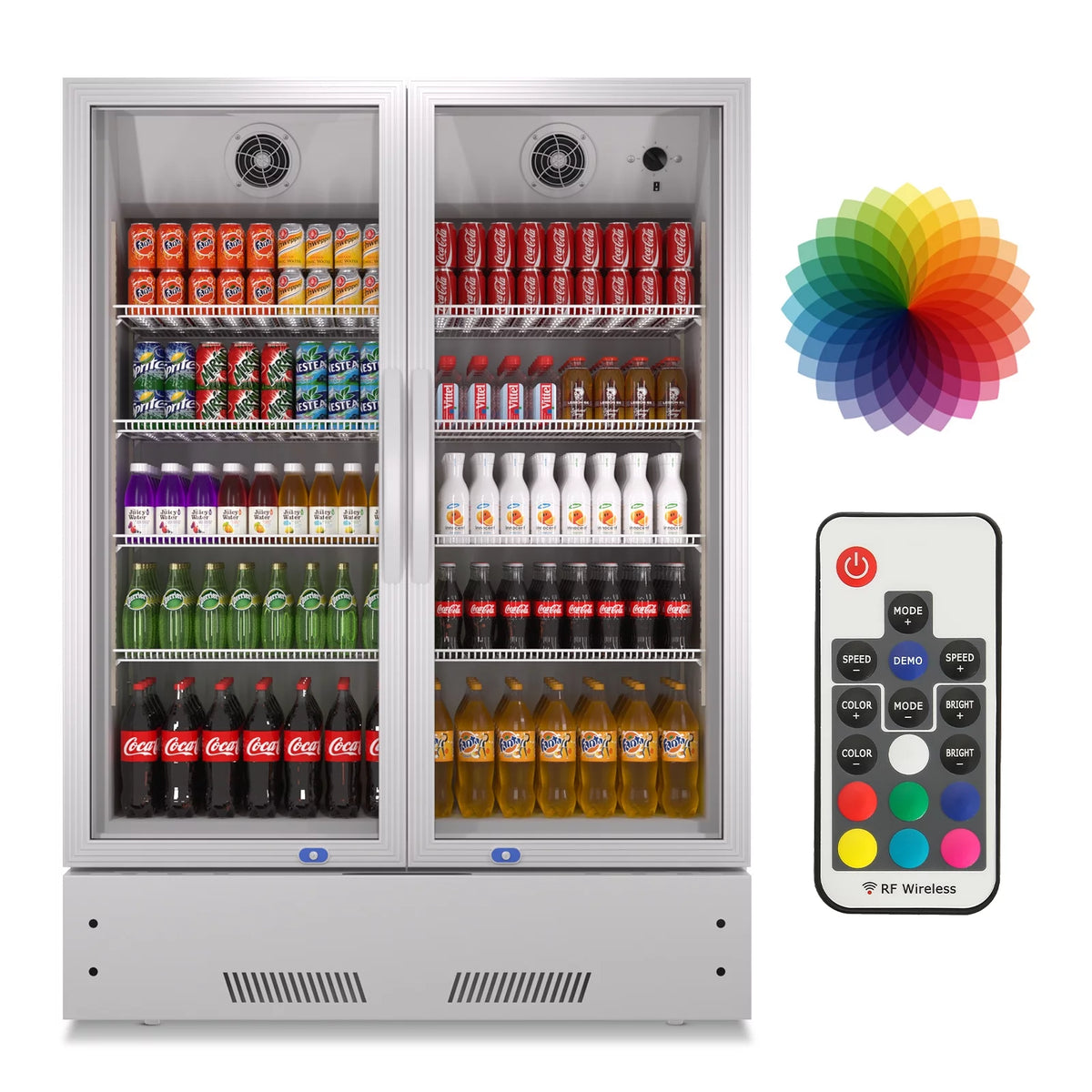 17 Cu.Ft Glass Door Upright Beverage Cooler J40922