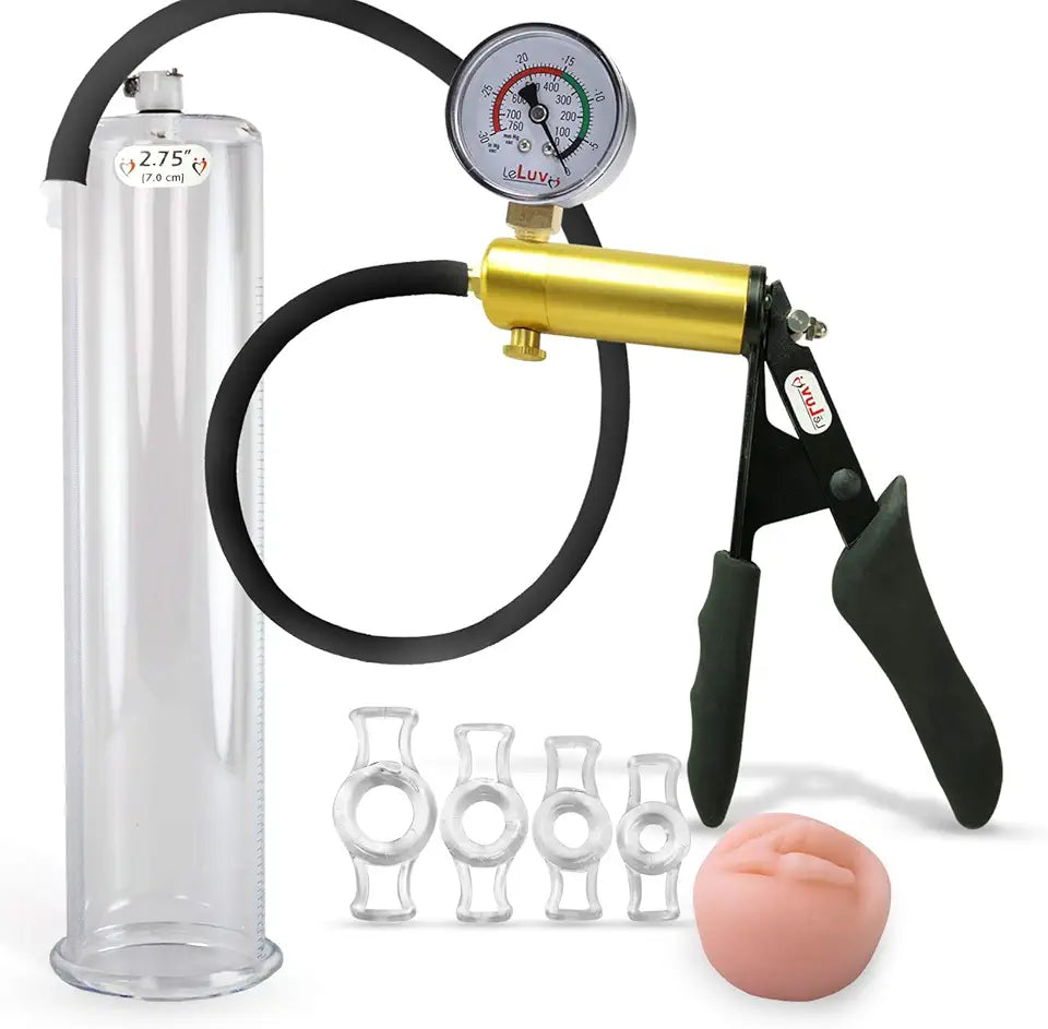 Penis Pump Kit with Silicone Grips and Hose E480831