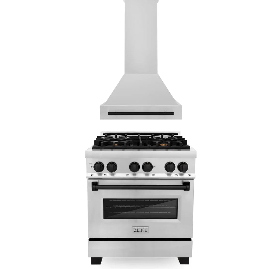 30 In. Dual Fuel Range and Range Hood Q603605