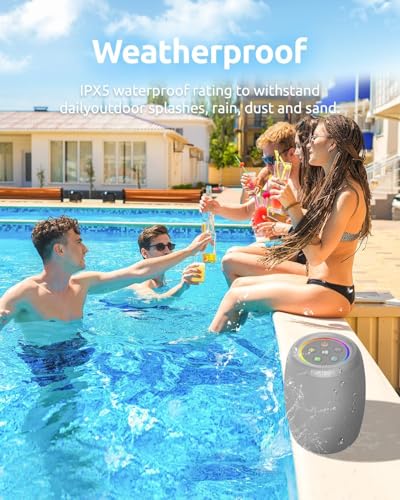Portable Wireless Bluetooth Speaker IPX5 Waterproof T3825