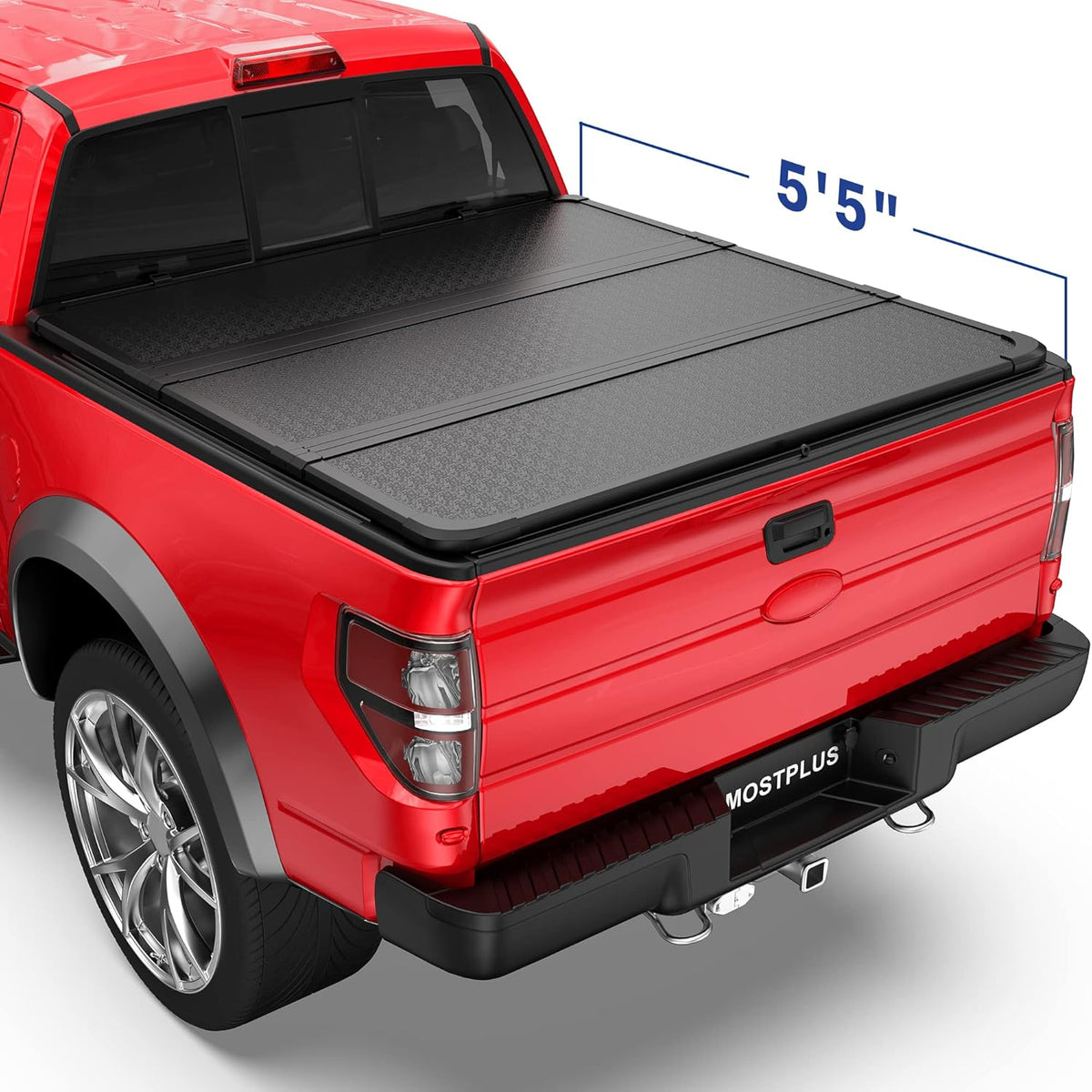 Tri-Fold Soft Truck Bed Tonneau Cover U77336