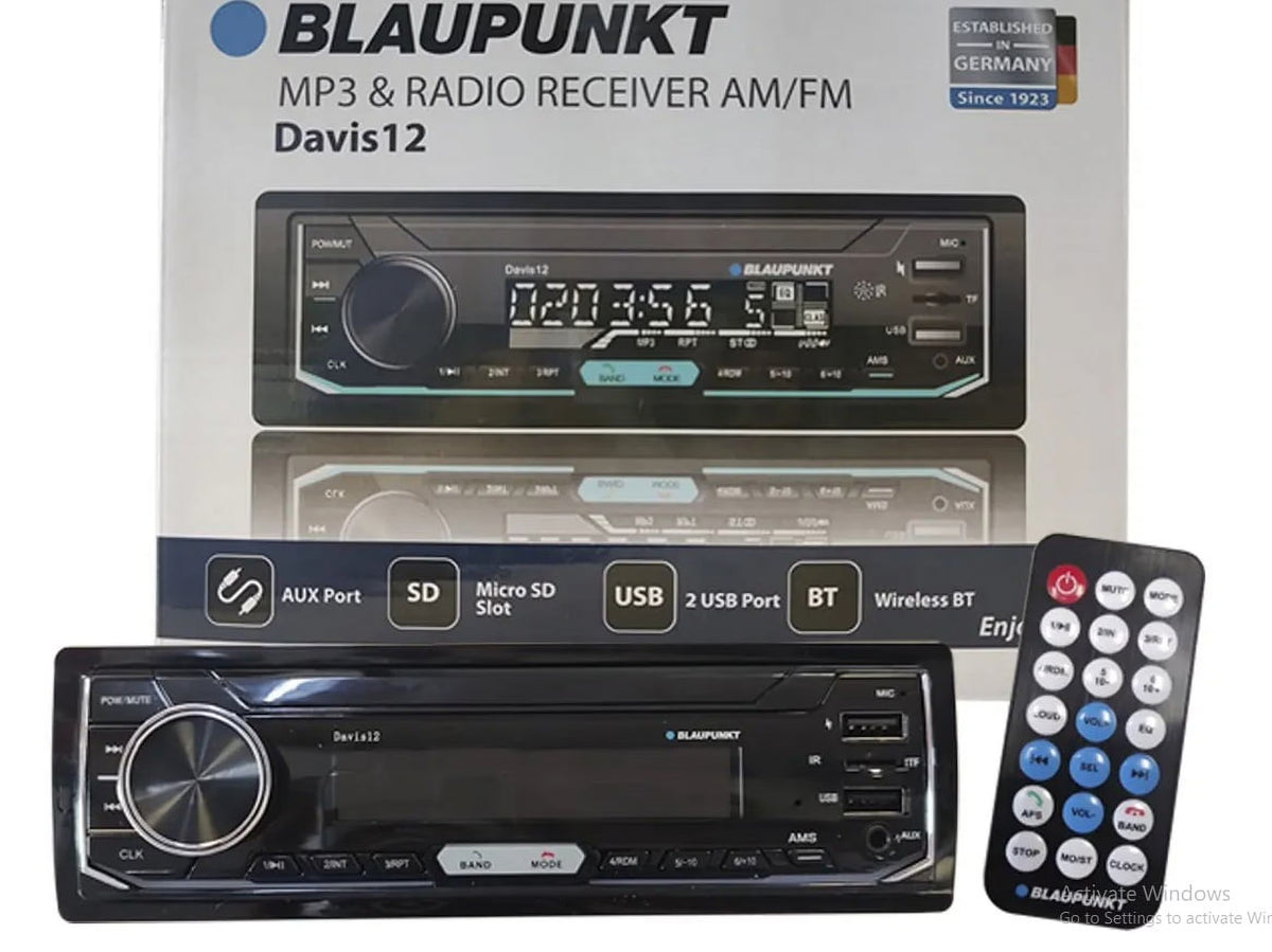 1 DIN Multimedia Receiver with Bluetooth, USB, SD and Aux Inputs I154