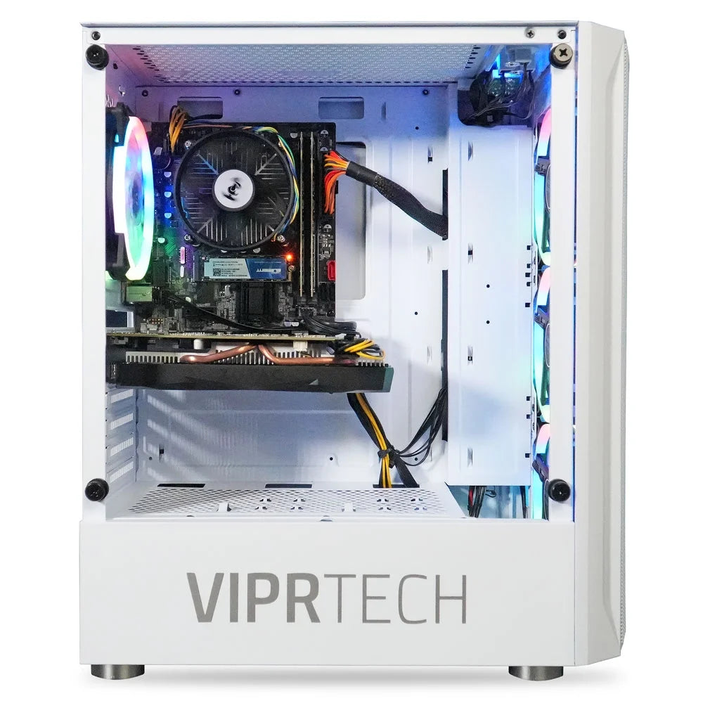 Intel i7 Gaming PC Desktop - NVIDIA GTX 1660 Super 6GB, 16GB RAM, 512GB NVMe SSD, White R20592
