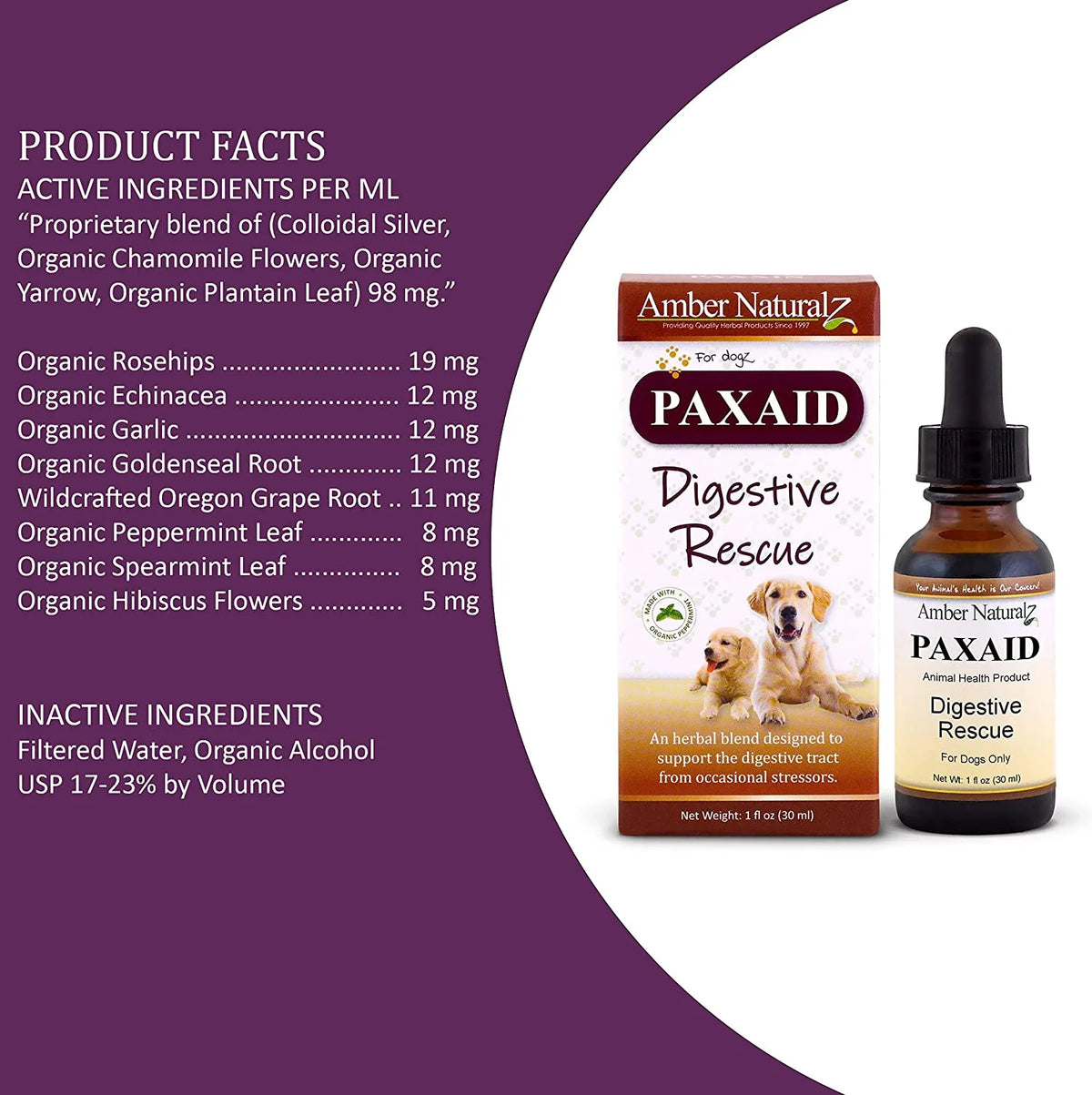 Paxaid Digestive & Immune Support, 1 oz G499