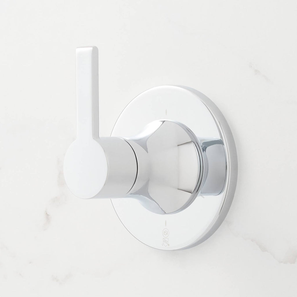 In-Wall Shower Diverter Trim Lever Handle Chrome Brass L179519
