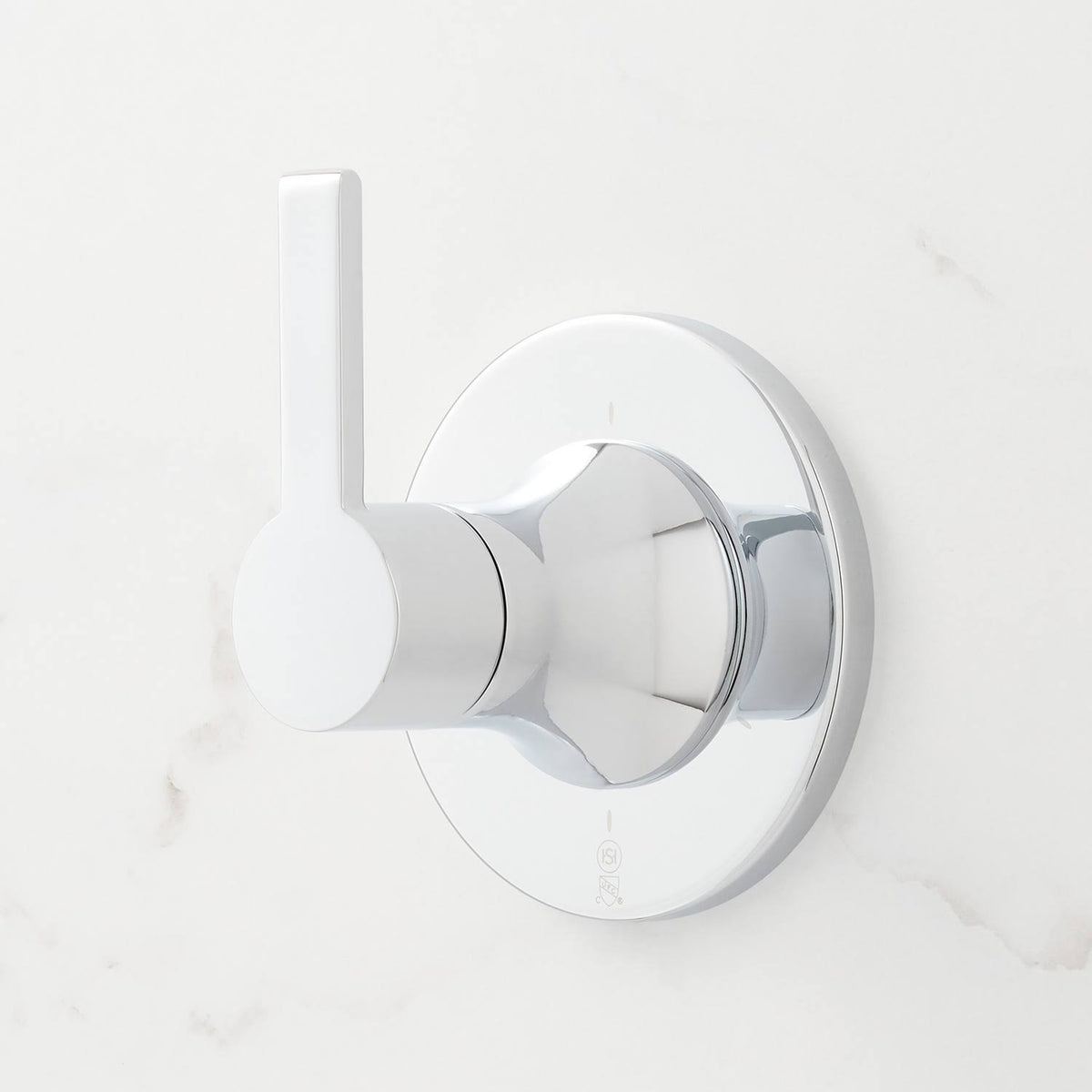 In-Wall Shower Diverter Trim Lever Handle Chrome Brass L179519