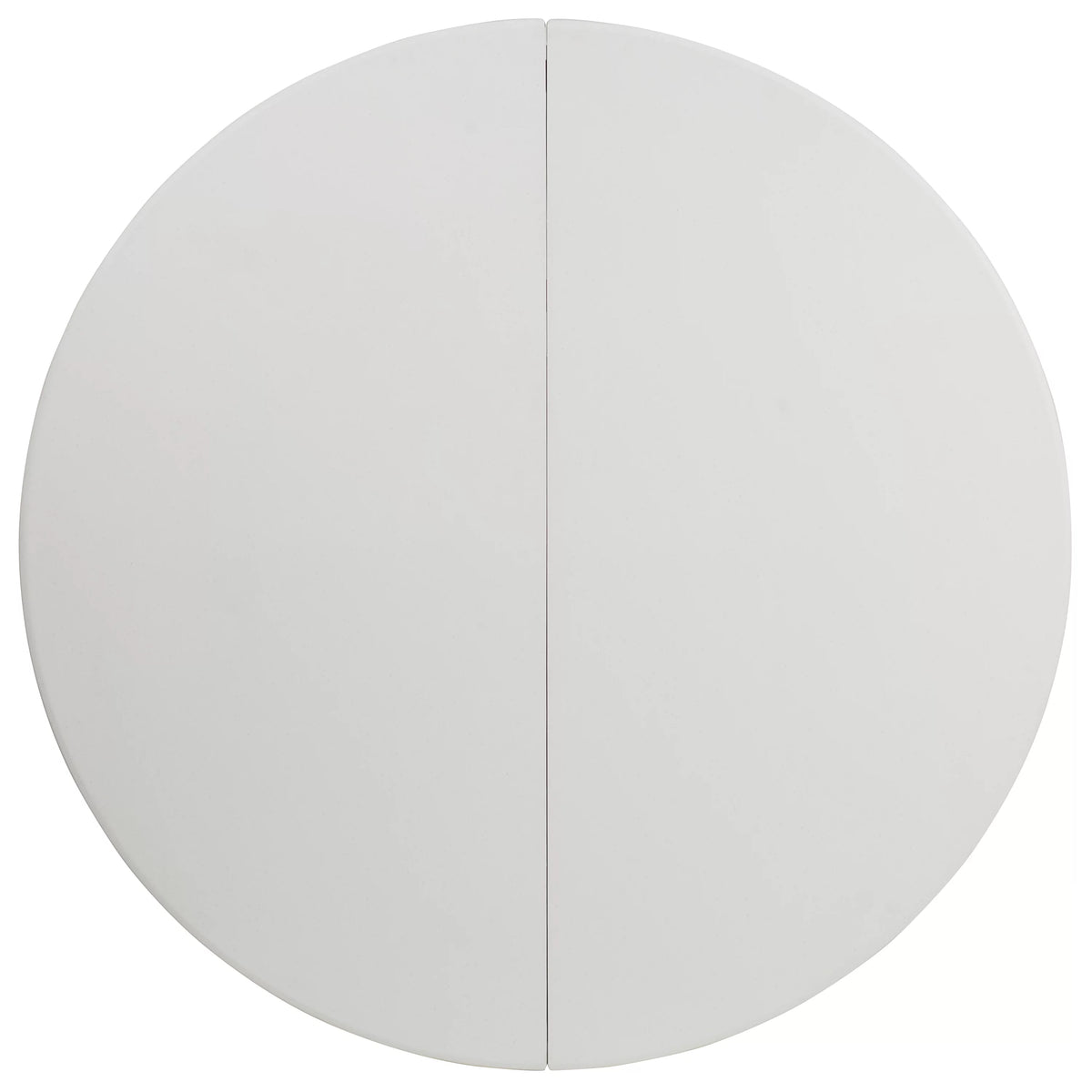 5-Foot Round Bi-Fold Granite White Plastic Folding Table with Carrying Handle F14439