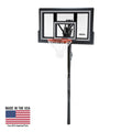 Adjustable Inground Basketball Hoop 50 inch Polycarbonate Z713
