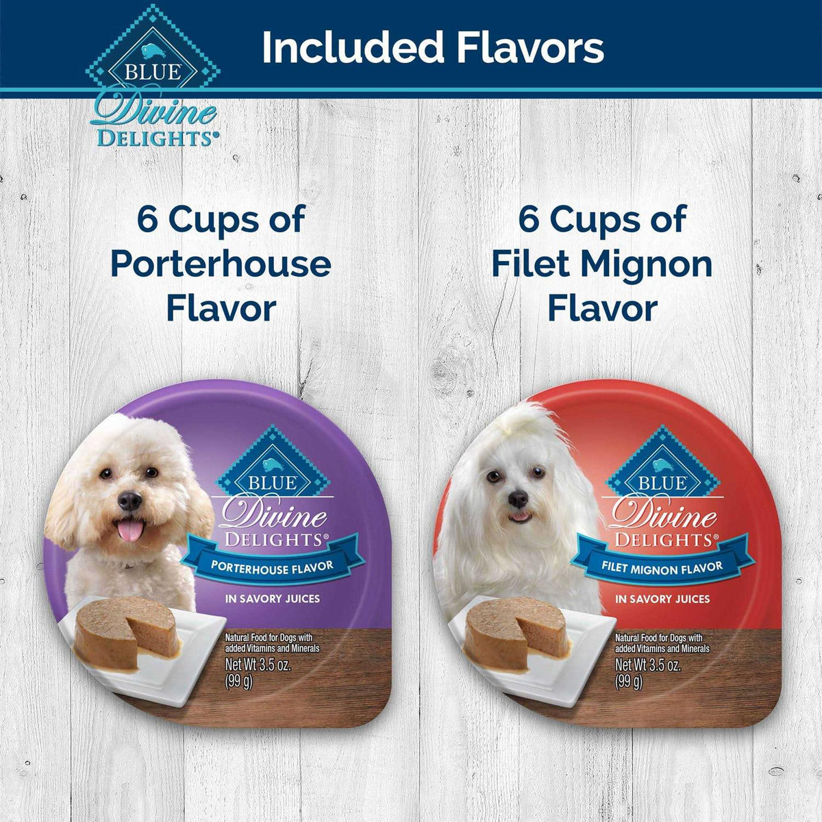 Filet Mignon & Porterhouse Wet Dog Food B6822