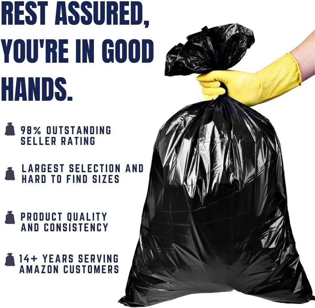 Black Trash Bags, 50 Count P54150