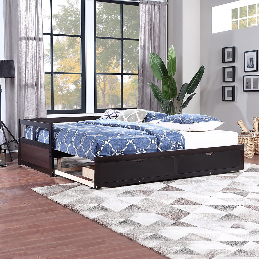 Pull-out Sofa Bed with Two Storage Drawers A6959