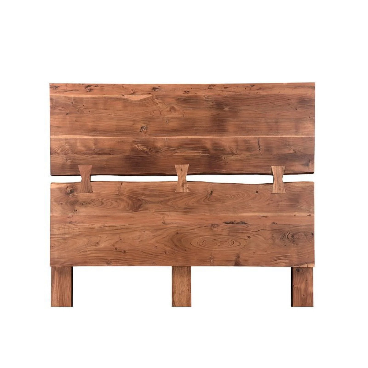 Solid Wood Queen Panel Bed E448