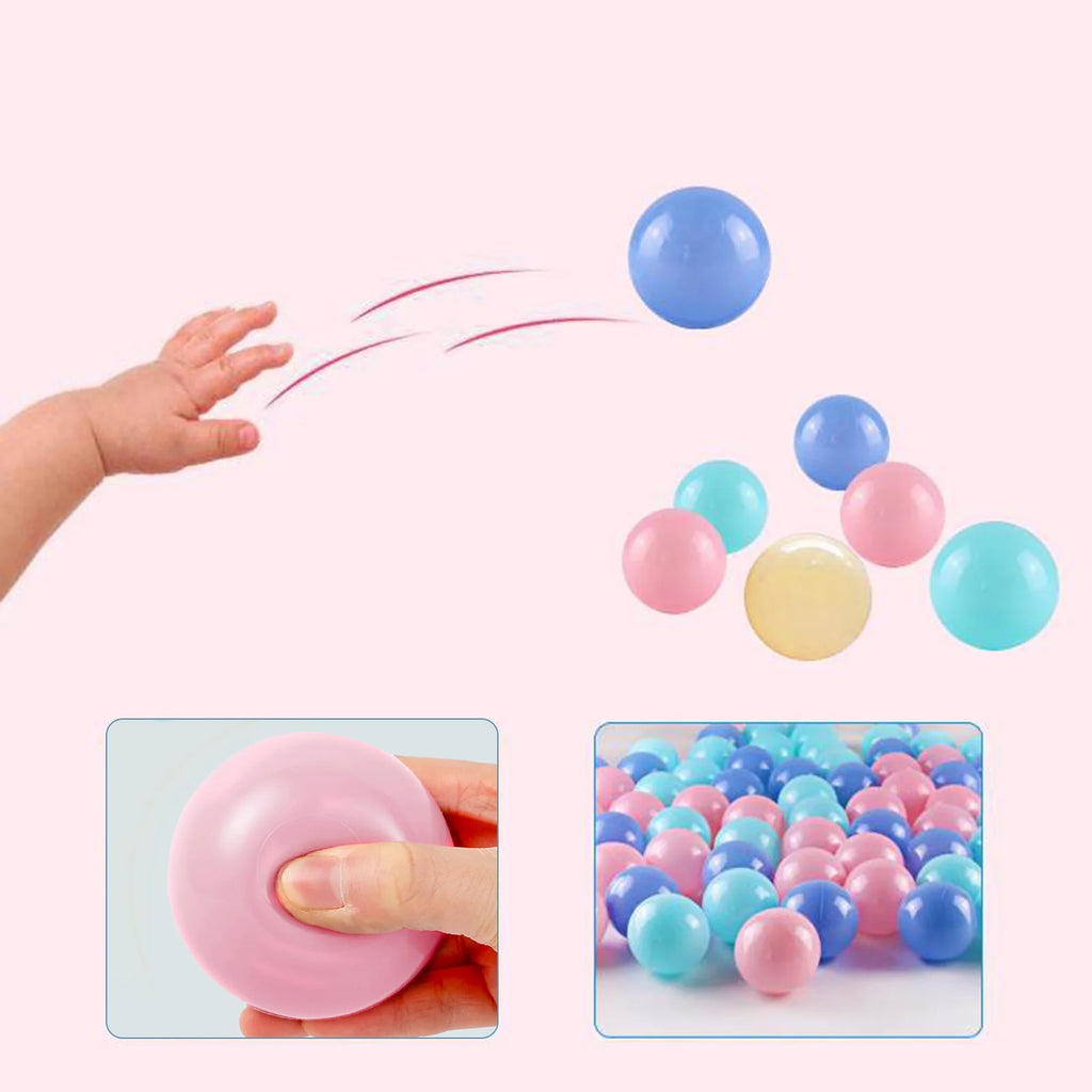 100Pcs Plastic Ocean Balls Pool Accessories Q844