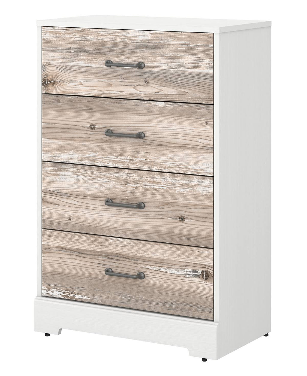 White Suede Oak Barnwood Chest of Drawers M1687