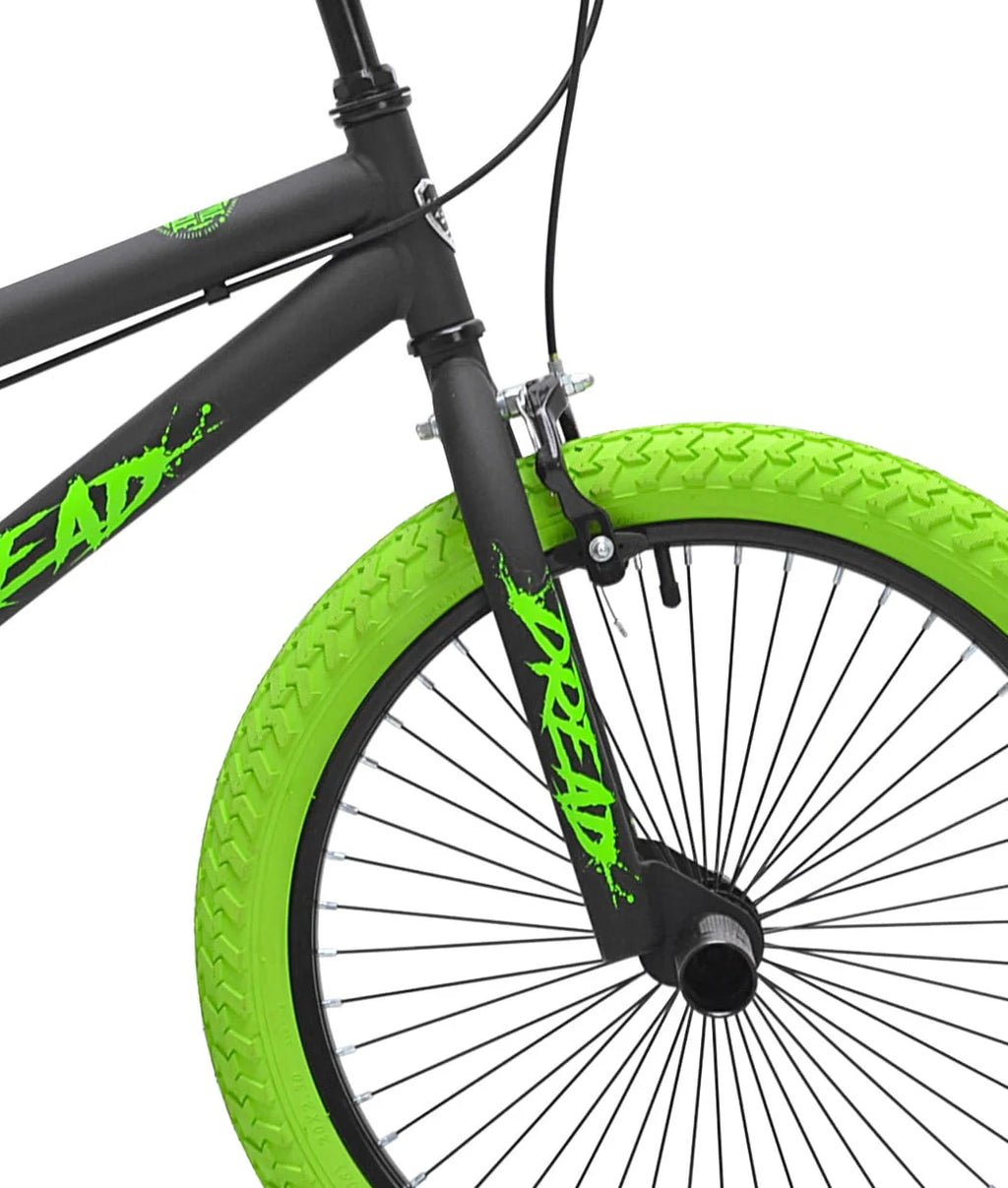 20 in. Green and Black BMX Bike B157