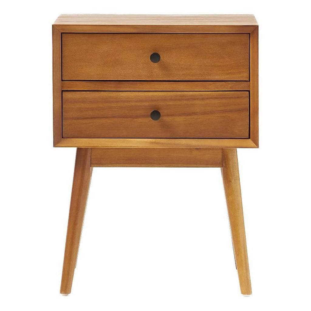 Acacia Wood Nightstand T9440