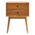 Acacia Wood Nightstand T9440