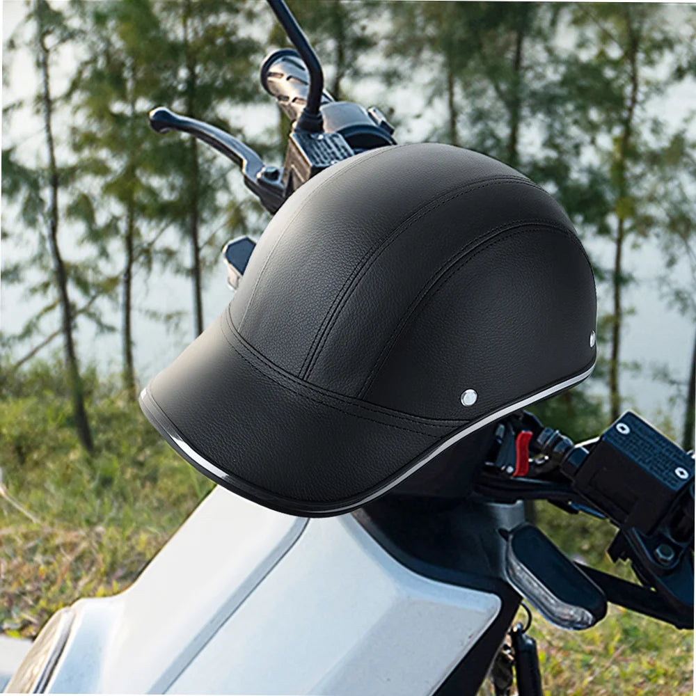 Safety Baseball Cap Bike Rear View Mirror Mountain Mount Adjustable Alloy Y965