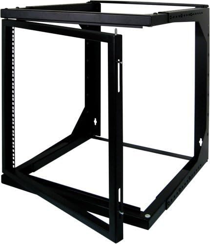 8U Open Wall Mount Rack with Hinge D3727