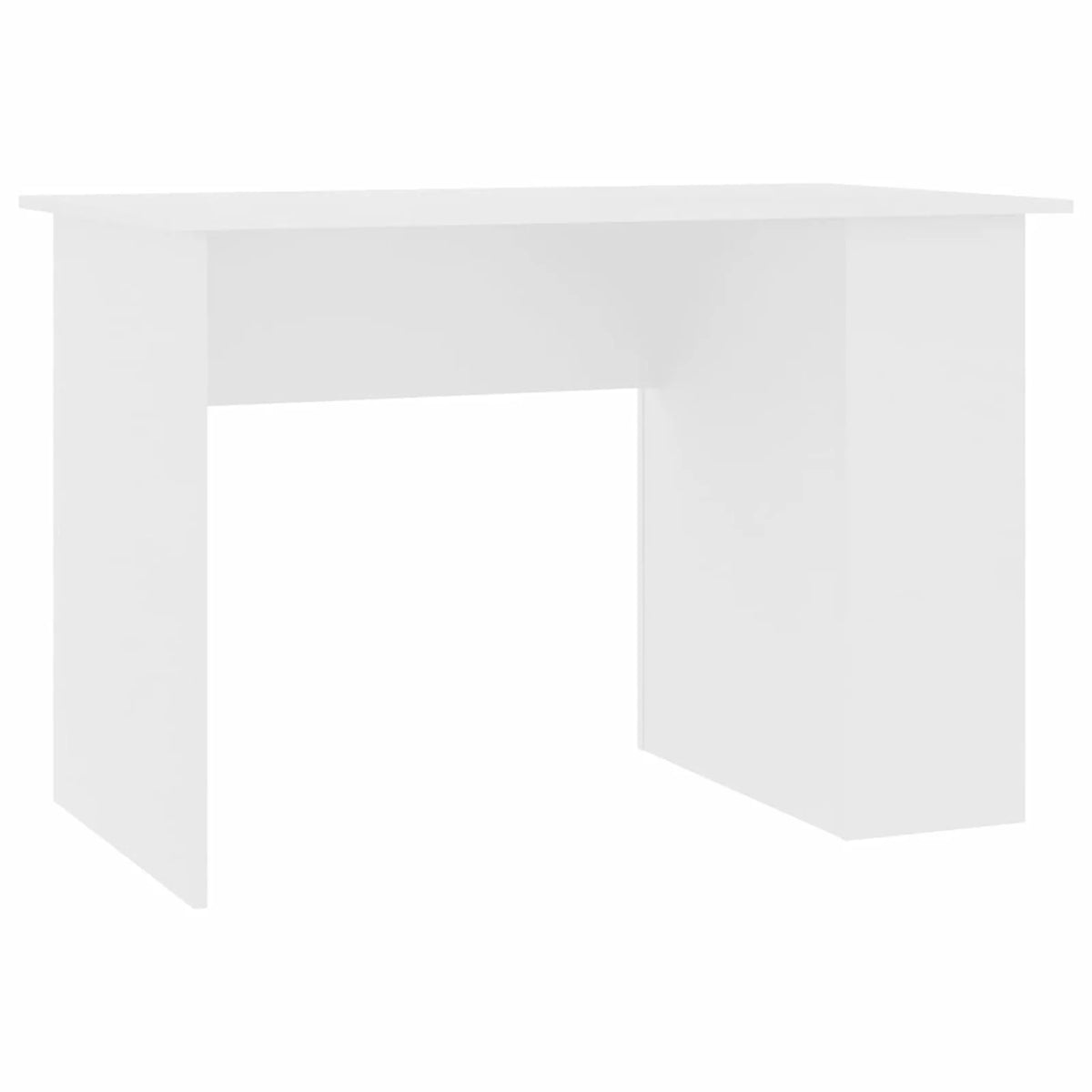 White Engineered Wood Desk J37256