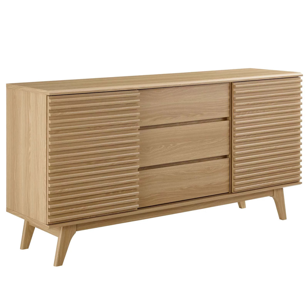 Oak Sideboard Buffet Table or TV Stand C328