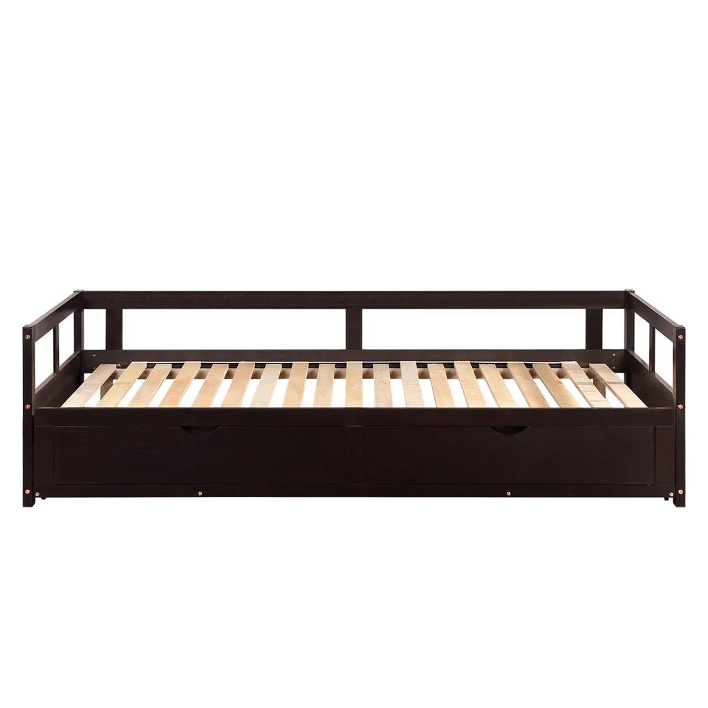 Pull-out Sofa Bed with Two Storage Drawers A6959