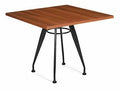Tungsten Metallic Brushed Cobalt Square Table X37257