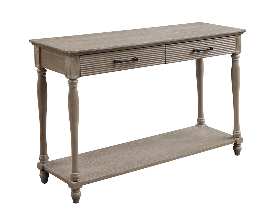 Rectangular 2-Drawer Wooden Sofa Table P7236