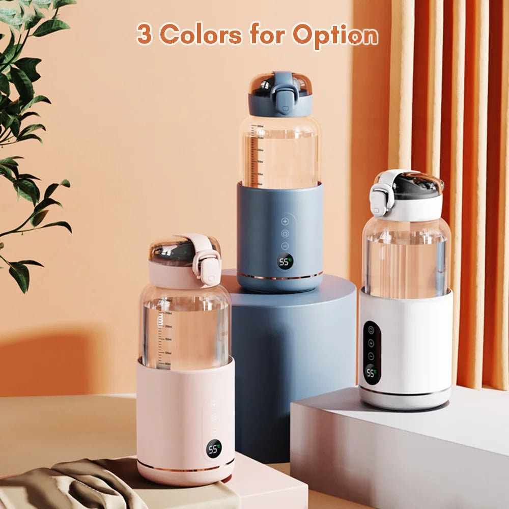 Portable Warmer for Formula 300ml Capacity Wireless Instant Warmer Electric Kettle E5904