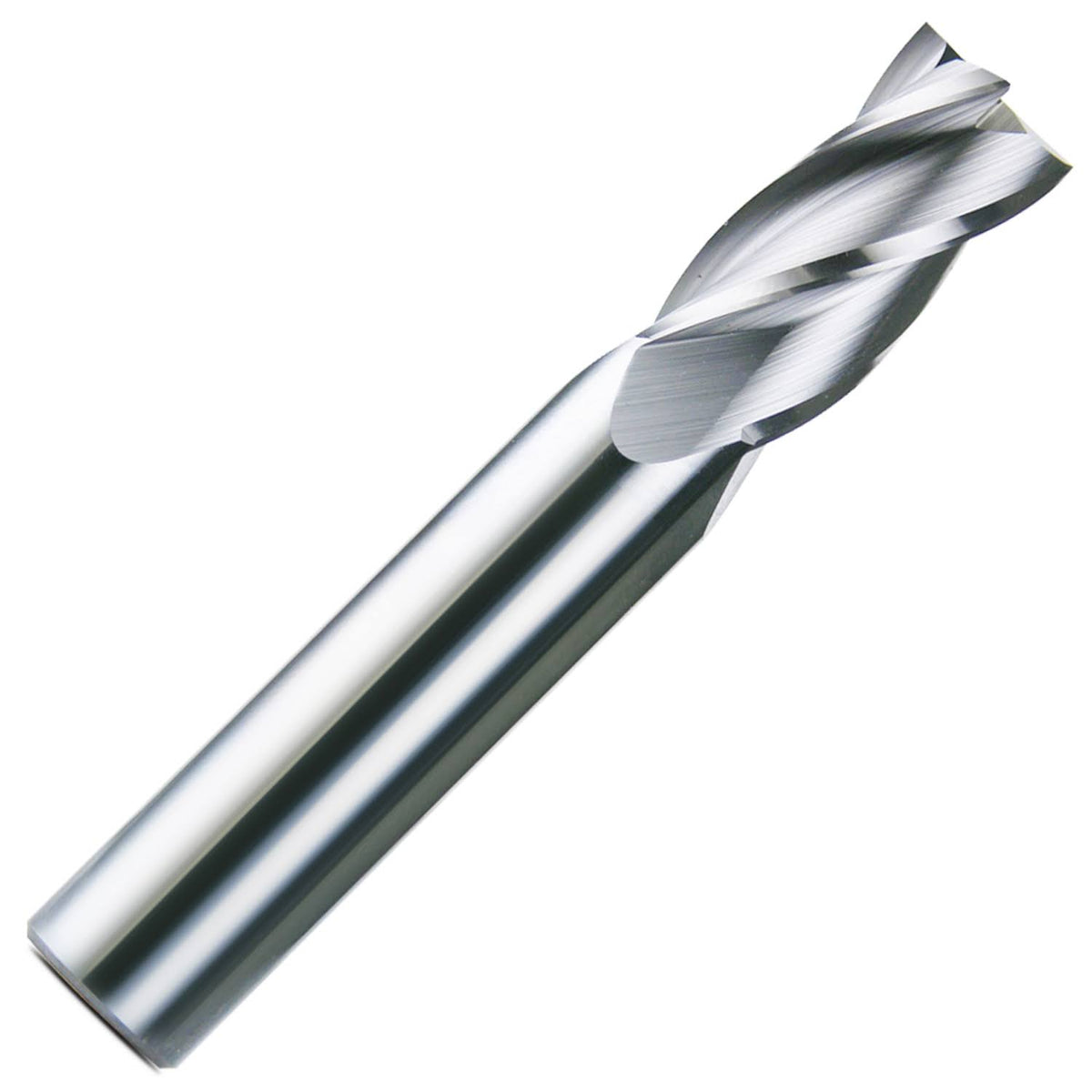 9/16x22 Diameter Square End X-Long Length 4 Flute Bright Uncoated Carbide End Mill W196
