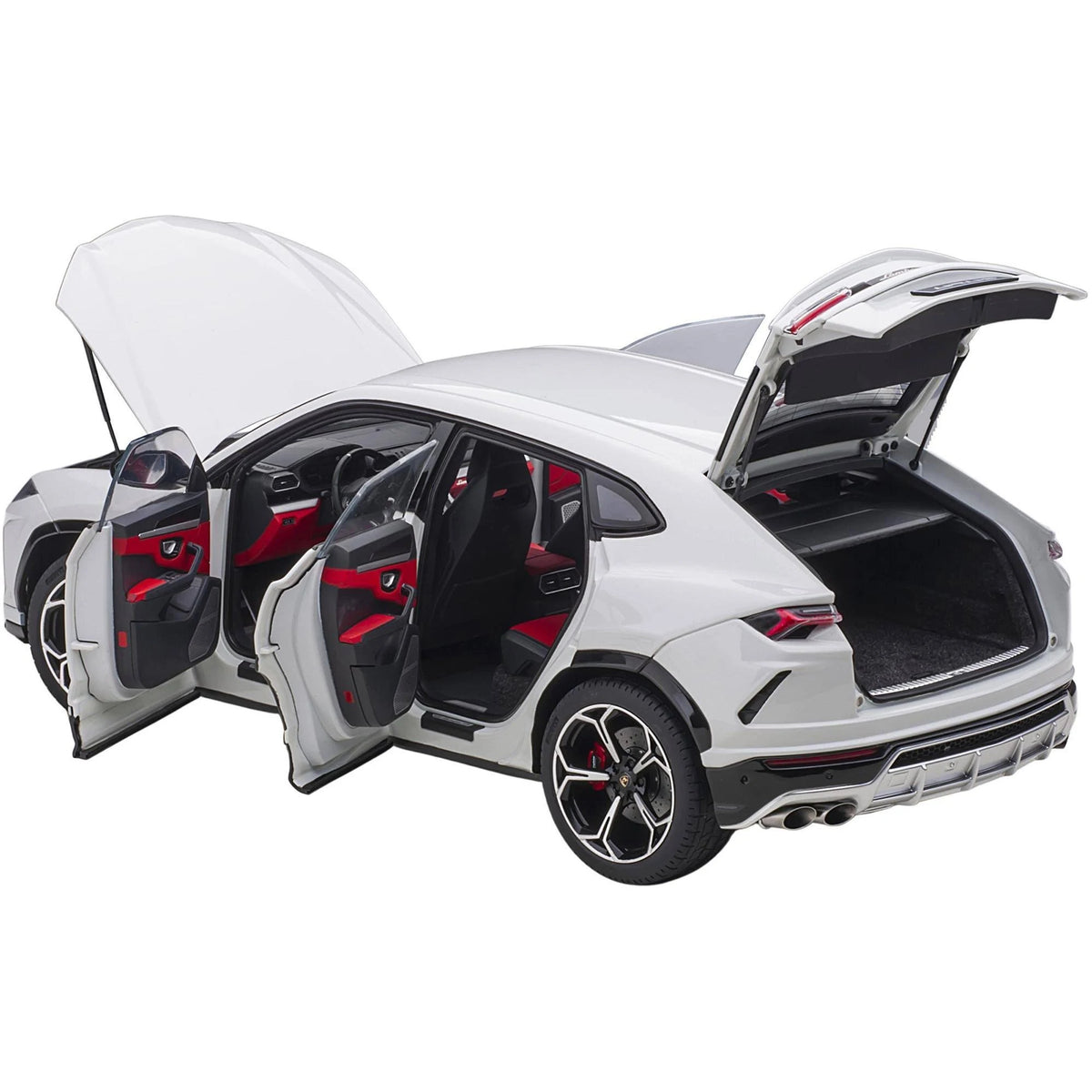 1/18 White Metallic Model Car L3378