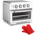 White AirFryer Toaster Oven with Grill and Oven Mitt N530931