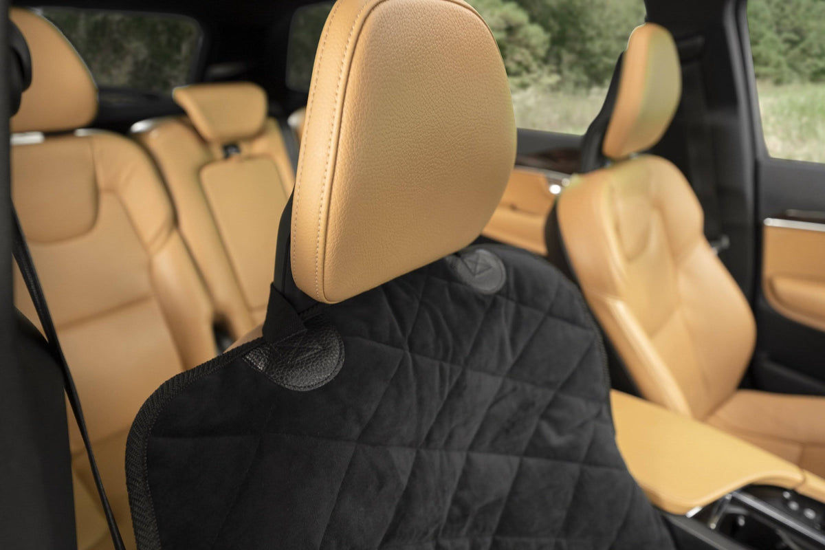 Charcoal Velvet Bucket Front Seat Cover S41332