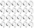 24Pack 4inch Recessed Retrofit LED Light 11W 5000K Dimmable Y81092