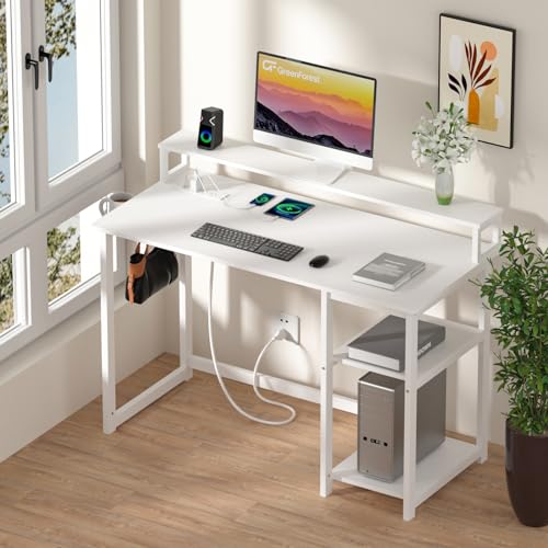 40 inch Computer Desk with Power Outlets X97142