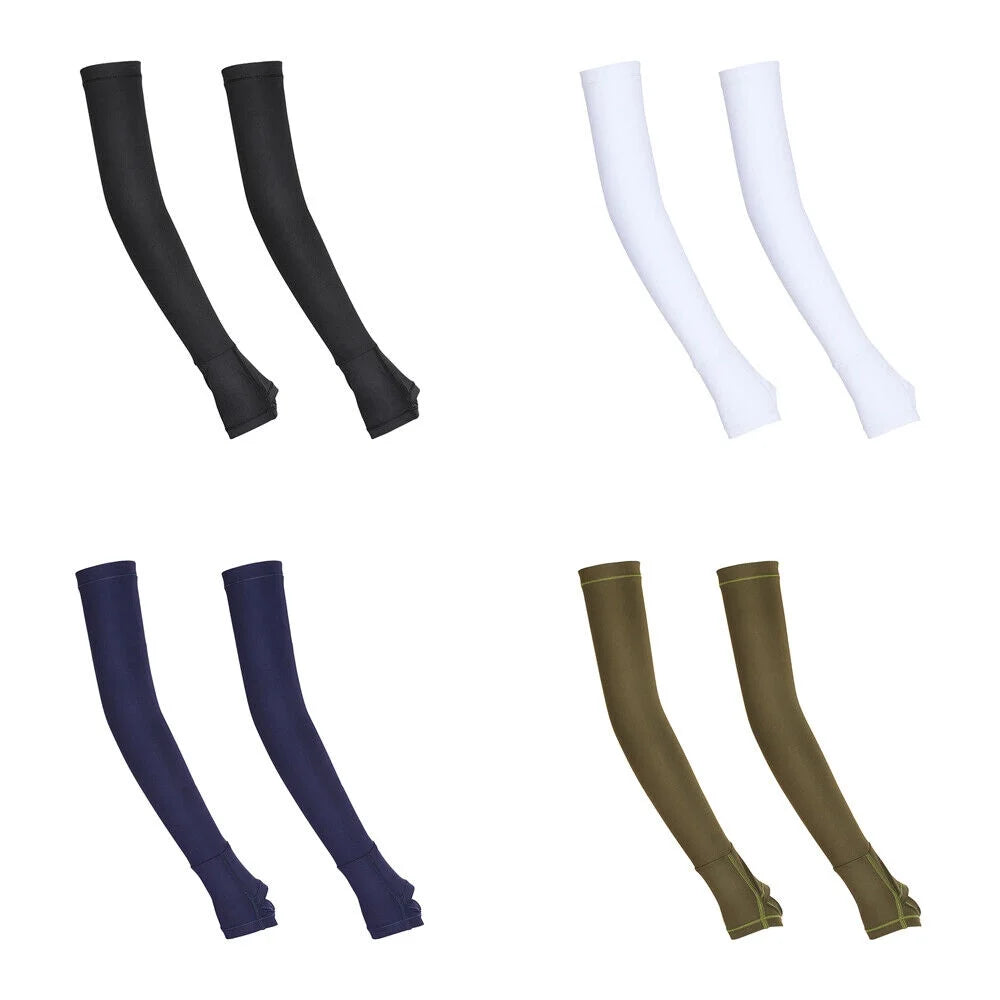 Compression Arm Sleeves With Thumb Holes T7073