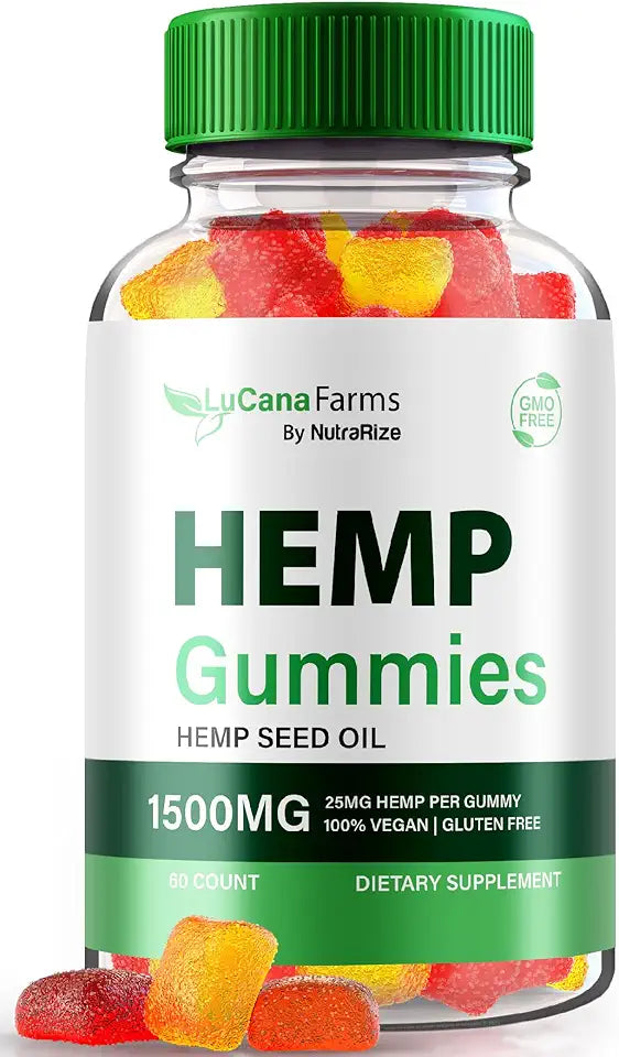 1500MG Hemp Supplement 60 Gummies B240