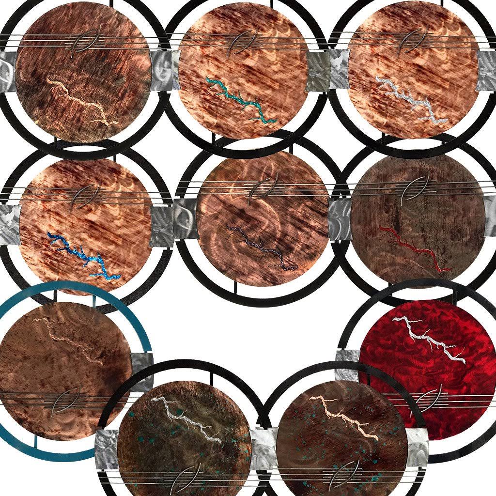 Gong Metal Wall Decor Z969