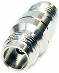 1.85 mm Female to 1.85 mm Female Microwave Adapter, 50 Ohm, Stainless Steel Body W690306