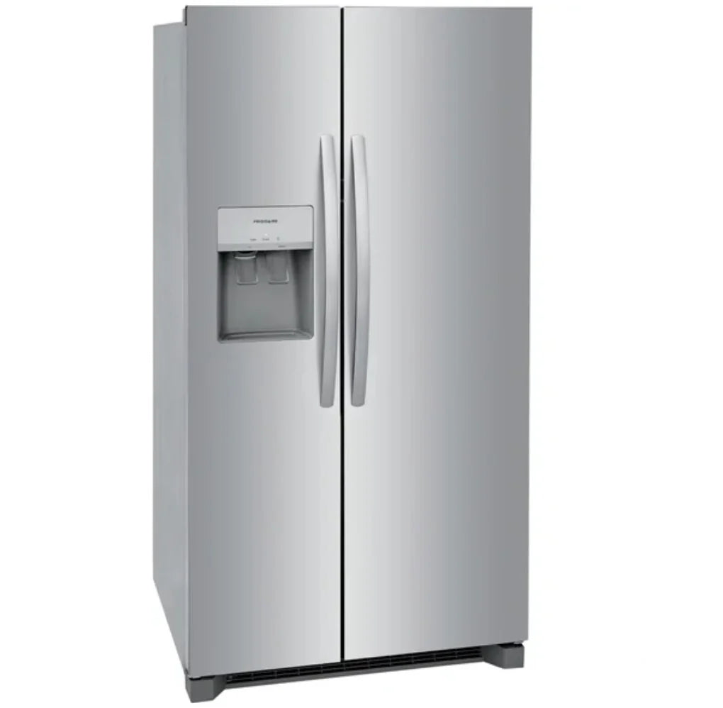 36 IN 25.6 CU FT Stainless Steel Side-by-Side Refrigerator with Water and Ice Dispenser O494004