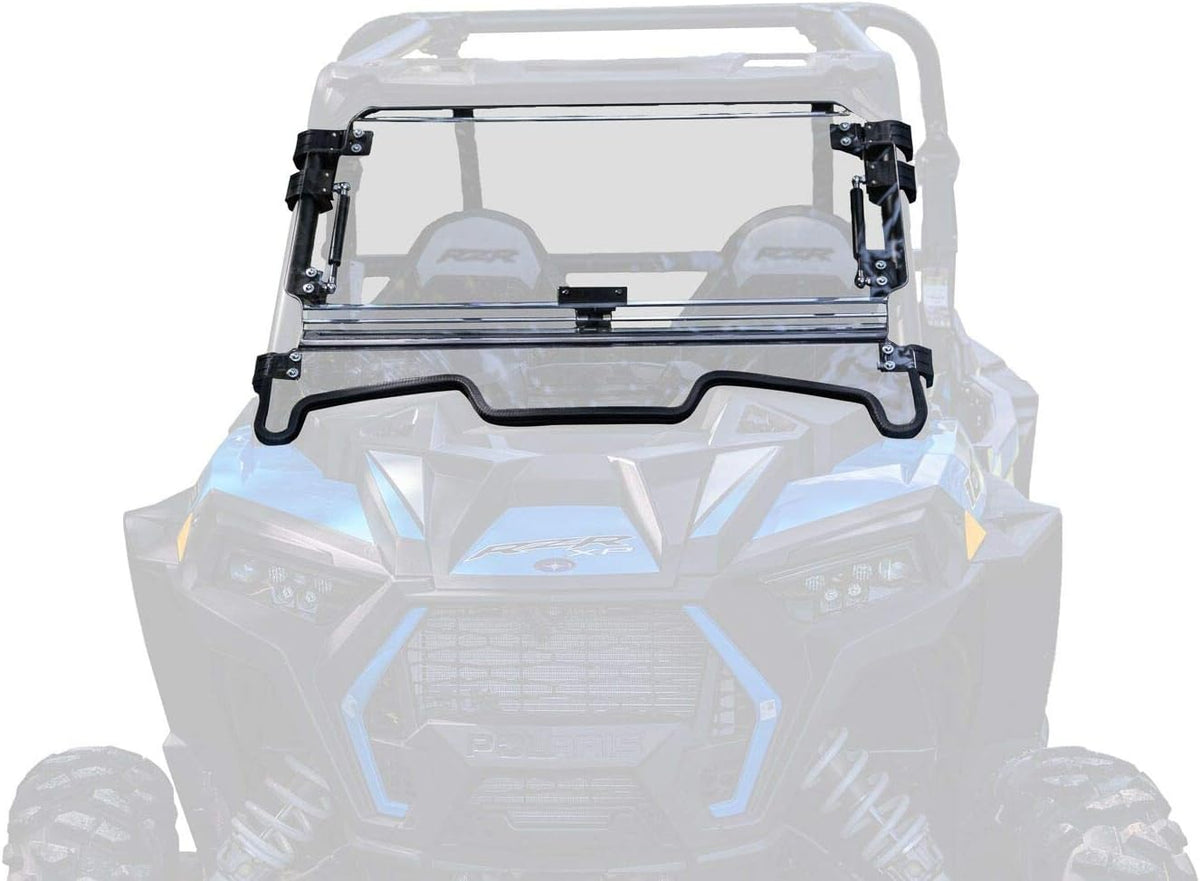 3-in-1 Flip Windshield Standard Non-Scratch Resistant 1/4 Thick Polycarbonate O189